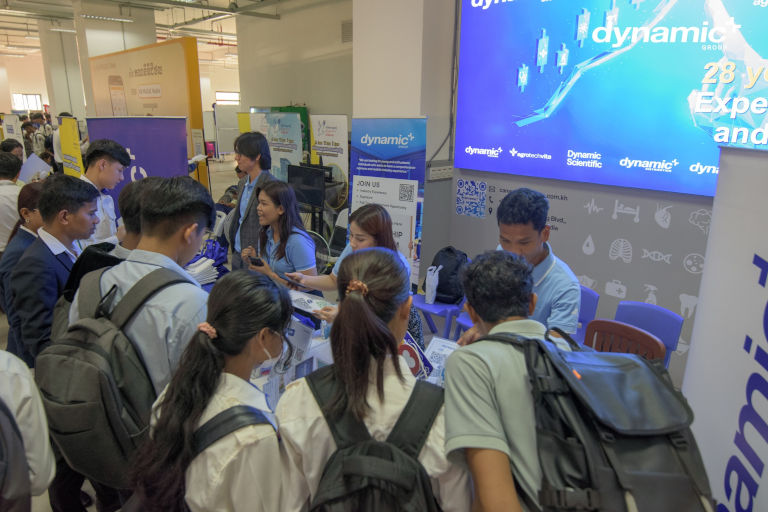 Dynamic Group joined the 3rd Job Fair and Science Conference at the National Polytechnic Institute of Cambodia