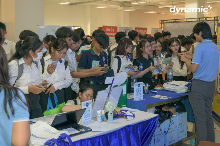 Dynamic Group joined the 3rd Job Fair and Science Conference at the National Polytechnic Institute of Cambodia