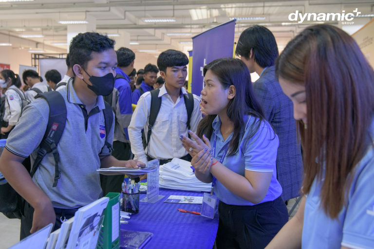 Dynamic Group joined the 3rd Job Fair and Science Conference at the National Polytechnic Institute of Cambodia