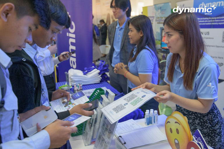 Dynamic Group joined the 3rd Job Fair and Science Conference at the National Polytechnic Institute of Cambodia