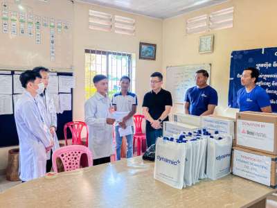 Dynamic Pharma Group donated Medical Supplies to Sre Ambel Referral Hospital